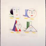 Thumbnail for Simplified Faces II (1973)